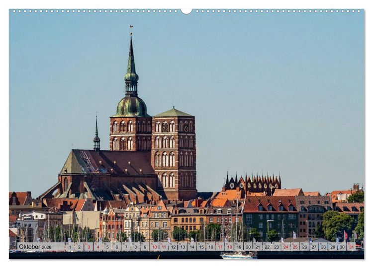Produktbild: Stralsunder Impressionen (Wandkalender 2026 DIN A2 quer), CALVENDO Monatskalender
