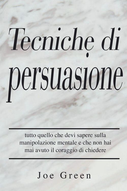 Produktbild: Tecniche di persuasione