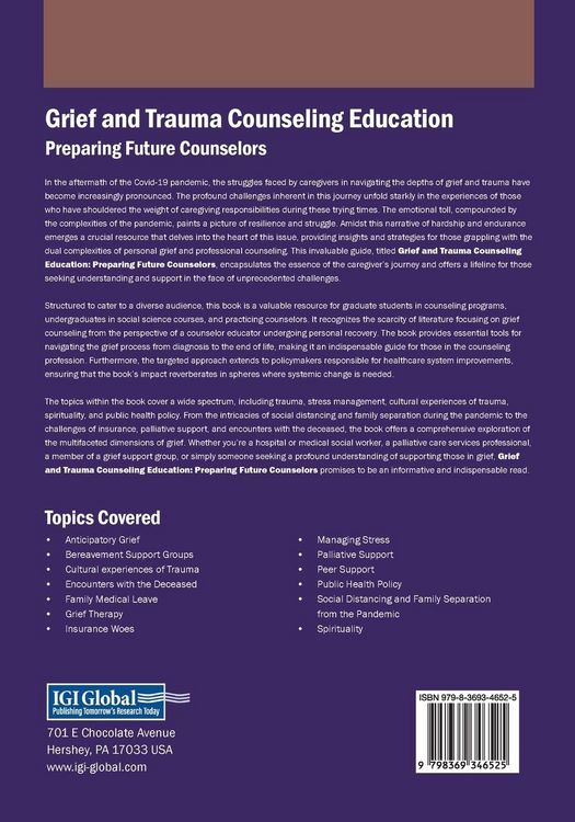 Produktbild: Grief and Trauma Counseling Education