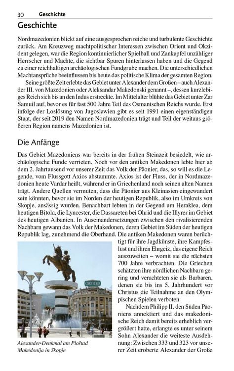 Produktbild: TRESCHER Reisef&uuml;hrer Nordmazedonien