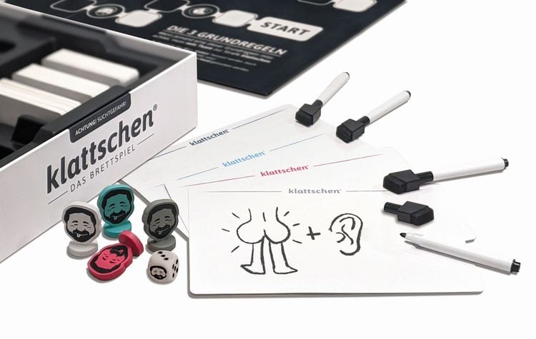 Produktbild: DENKRIESEN - klattschen&reg; - Trinkspiel - DAS BRETTSPIEL - Das wahrscheinlich be
