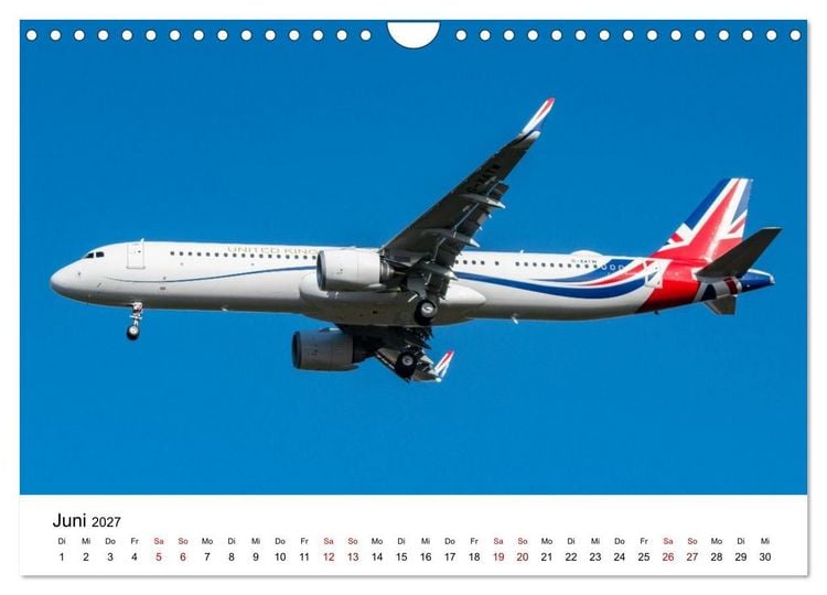 Produktbild: Airbus A320 Das Brot und Butter Flugzeug (Wandkalender 2027 DIN A4 quer), CALVENDO Monatskalender