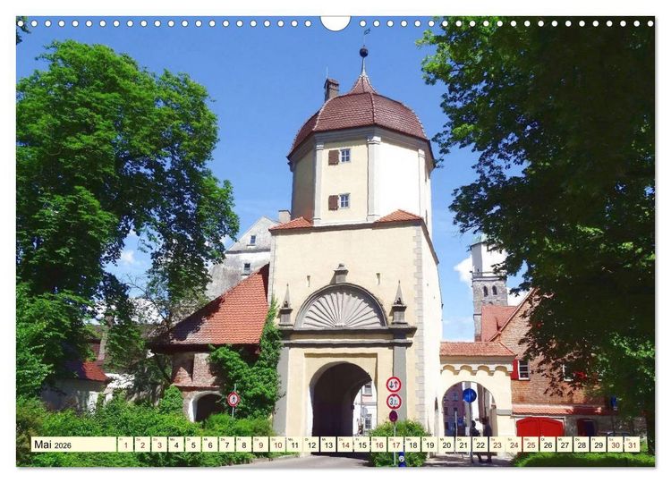 Produktbild: Unterwegs in Memmingen (Wandkalender 2026 DIN A3 quer), CALVENDO Monatskalender