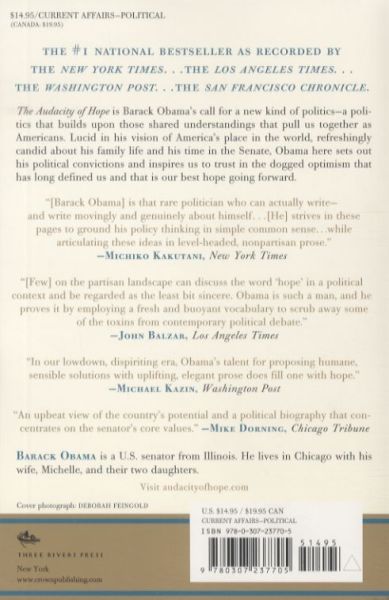 Produktbild: The Audacity of Hope