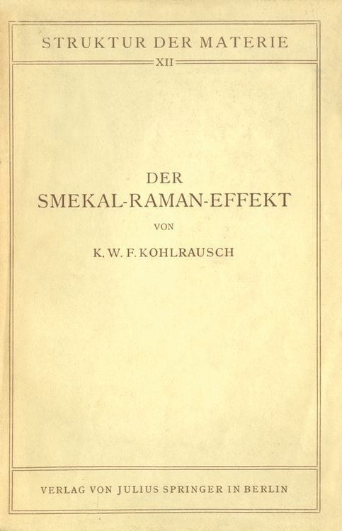 Produktbild: Der Smekal-Raman-Effekt