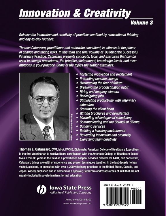 Produktbild: Building the Successful Veterinary Practice, Innovation & Creativity