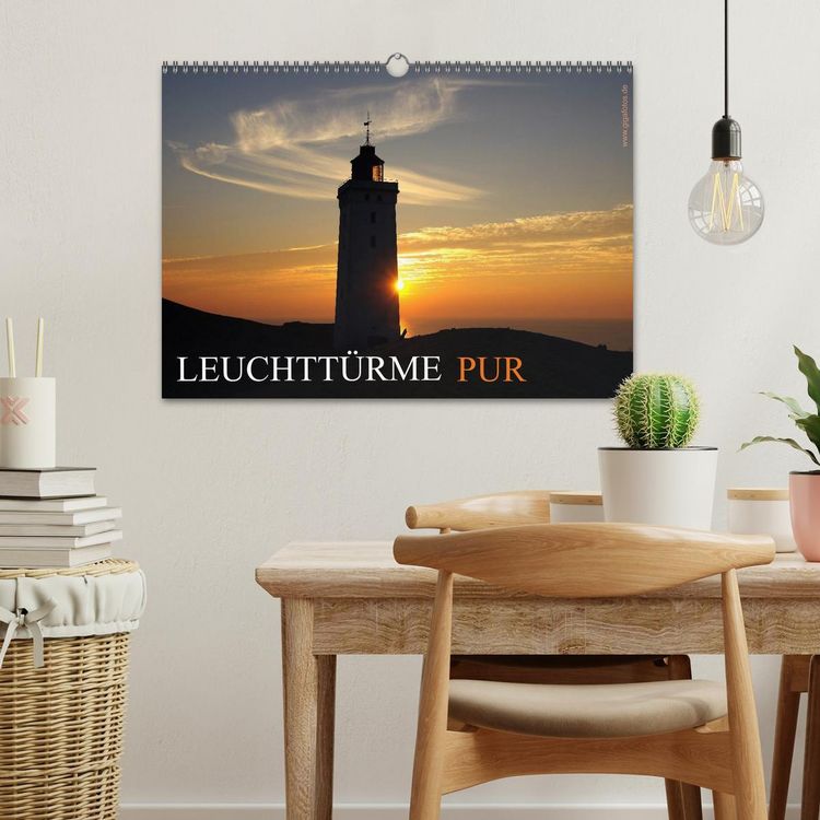 Produktbild: Leuchtt&uuml;rme PUR (Wandkalender 2026 DIN A3 quer), CALVENDO Monatskalender