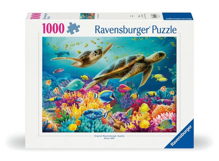 Produktbild: Erwachsenenpuzzle 1000 Teile - Blaue Unterwasserwelt