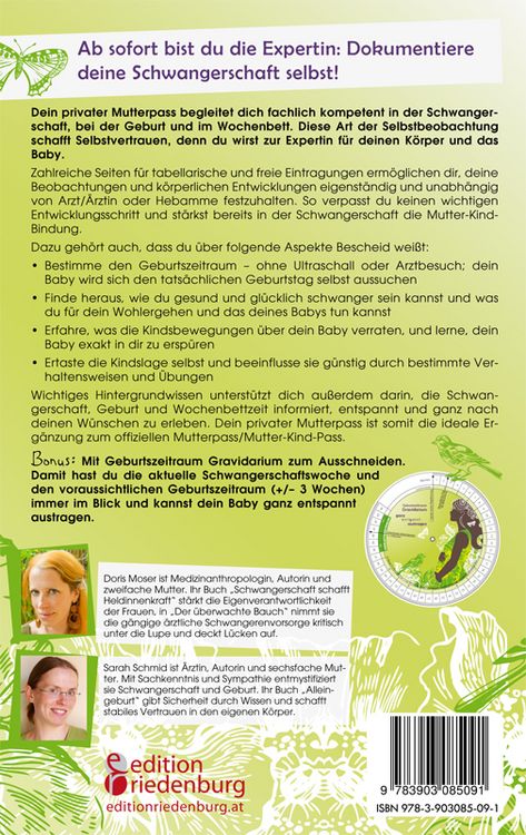 Produktbild: Mein privater Mutterpass - Meine Schwangerschaft selbst dokumentiert