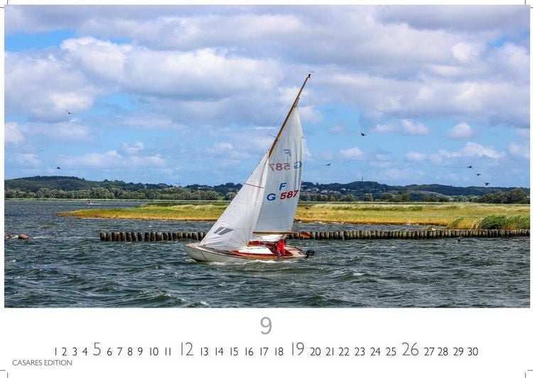 Produktbild: Segeln Kalender 2027 &ndash; Wandkalender | Fotokalender | Segelkalender Kalender f&uuml;r Segelliebhaber, Sportkalender 35x50cm