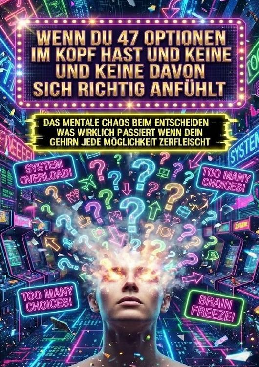 Produktbild: Wenn Du 47 Optionen Im Kopf Hast Und Keine Davon Sich Richtig Anf&uuml;hlt