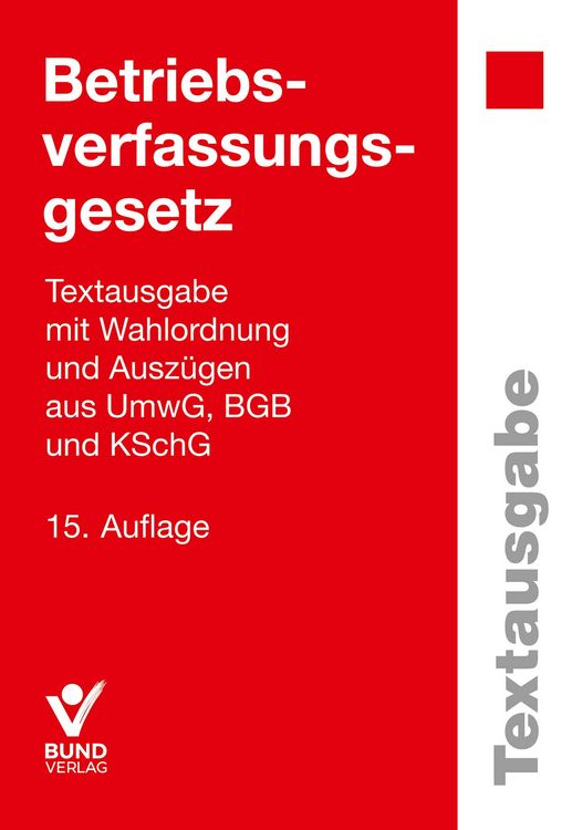 Produktbild: Betriebsverfassungsgesetz
