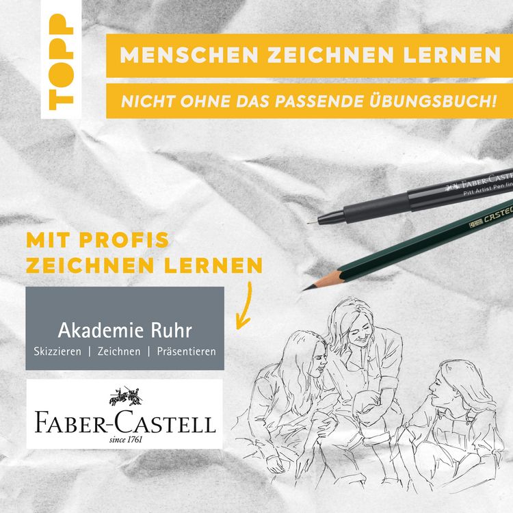 Produktbild: Richtig Zeichnen lernen Menschen. &Uuml;bungsbuch