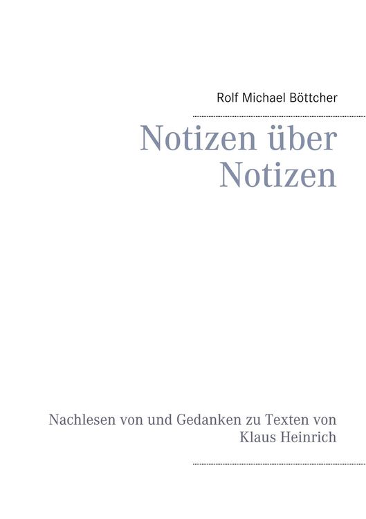 Produktbild: Notizen &uuml;ber Notizen