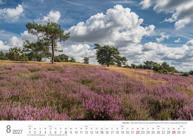 Produktbild: Eifel 2027 Bildkalender A3 Spiralbindung