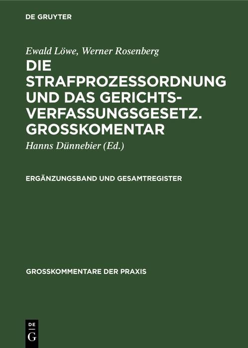 Produktbild: Erg&auml;nzungsband und Gesamtregister