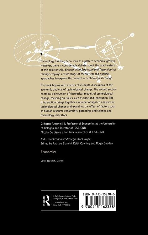 Produktbild: Economics of Structural and Technological Change
