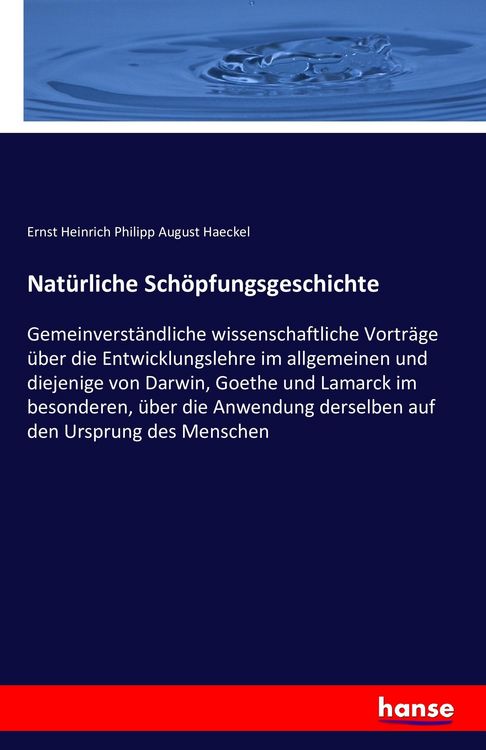Produktbild: Nat&uuml;rliche Sch&ouml;pfungsgeschichte