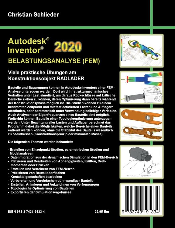 Produktbild: Autodesk Inventor 2020 - Belastungsanalyse (FEM)