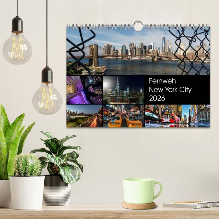 Produktbild: Fernweh New York City (Wandkalender 2026 DIN A4 quer), CALVENDO Monatskalender