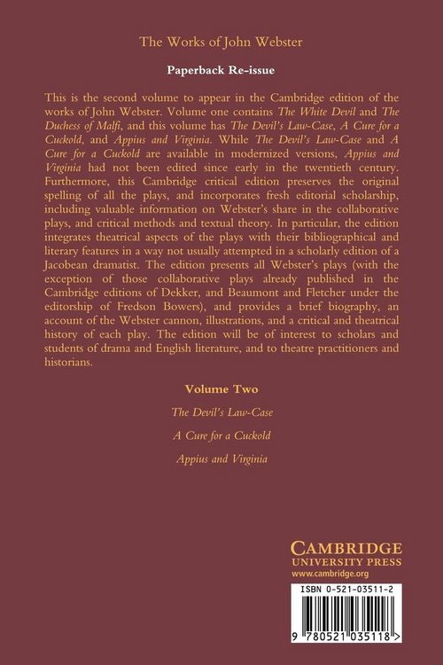 Produktbild: The Works of John Webster