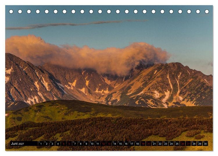 Produktbild: Berge. Polen (Tischkalender 2027 DIN A5 quer), CALVENDO Monatskalender