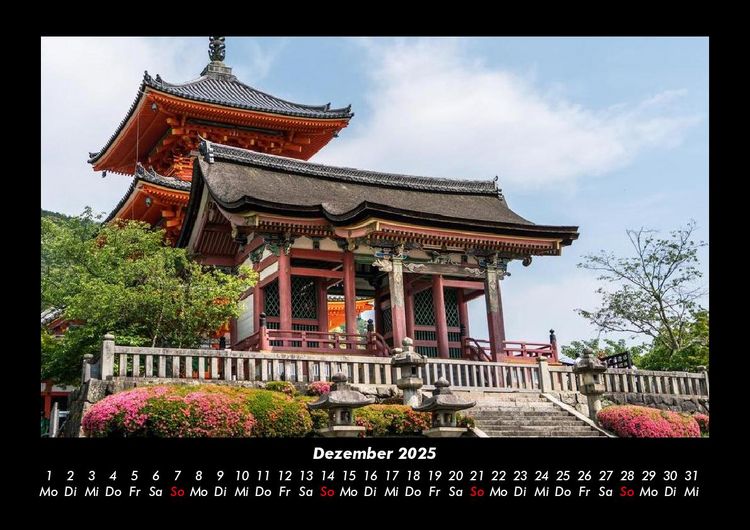 Produktbild: Tempel 2025 Fotokalender DIN A3
