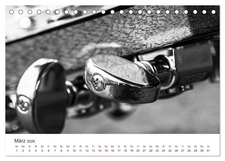 Produktbild: Dobro-Gitarre (Tischkalender 2026 DIN A5 quer), CALVENDO Monatskalender