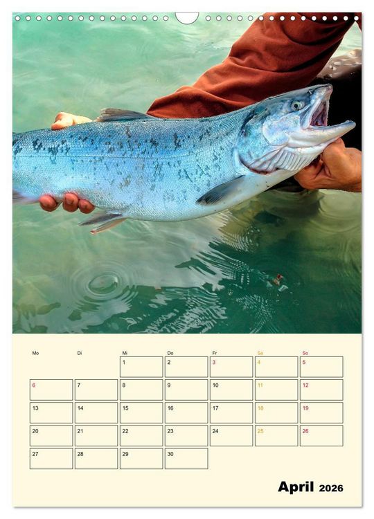 Produktbild: Angeln - extrem faszinierend (Wandkalender 2026 DIN A3 hoch), CALVENDO Monatskalender