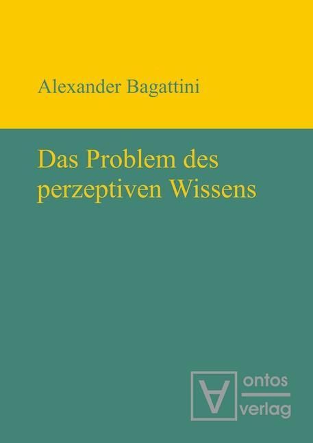Produktbild: Das Problem des perzeptiven Wissens