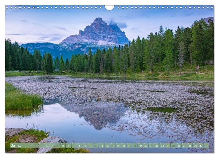 Produktbild: Alpenseen - Berge im Spiegel (Wandkalender 2027 DIN A3 quer), CALVENDO Monatskalender