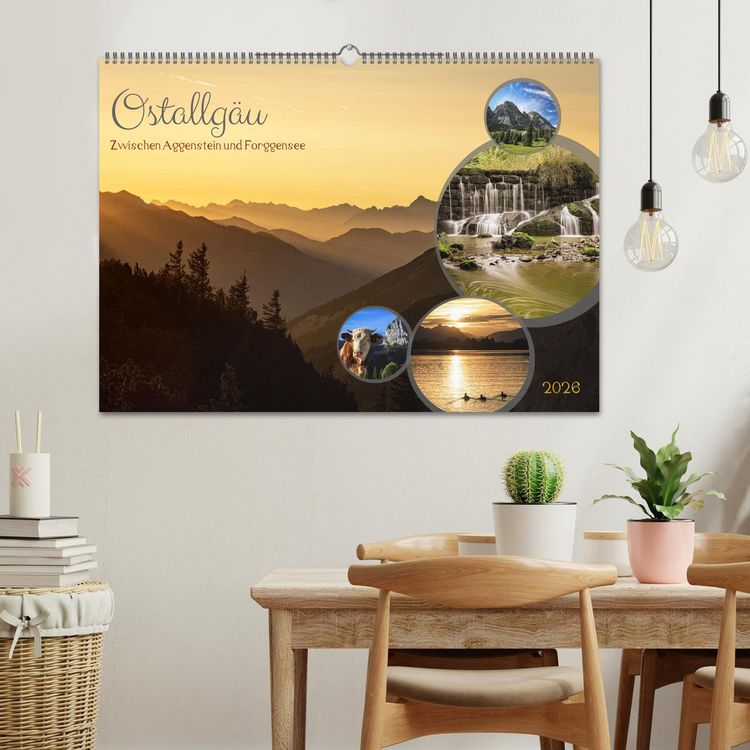 Produktbild: Ostallg&auml;u - Zwischen Aggenstein und Forggensee (Wandkalender 2026 DIN A2 quer), CALVENDO Monatskalender