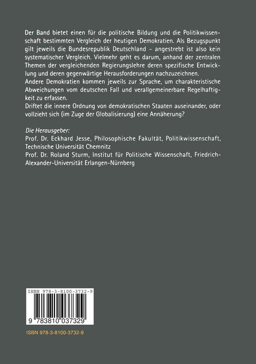 Produktbild: Demokratien des 21. Jahrhunderts im Vergleich