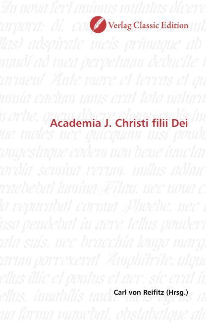 Produktbild: Academia J. Christi filii Dei