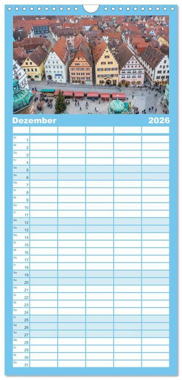 Produktbild: Familienplaner 2026 - Dahoam in Bayern mit 5 Spalten (Wandkalender, 21 x 45 cm) CALVENDO