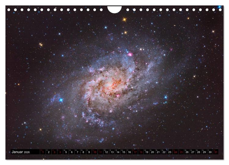 Produktbild: Galaxien des Nordhimmels (Wandkalender 2026 DIN A4 quer), CALVENDO Monatskalender