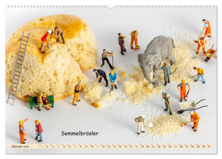 Produktbild: Korkenzieher ... und andere Mini-Welten (hochwertiger Premium Wandkalender 2026 DIN A2 quer), Kunstdruck in Hochglanz