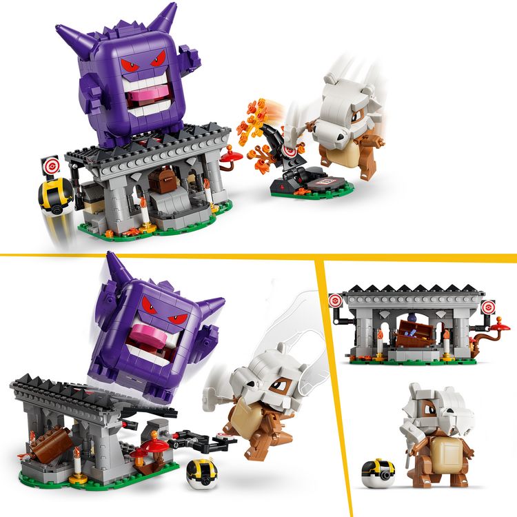 Produktbild: LEGO Pok&eacute;mon SMART Play: Tragossos und Gengars Gruselduell kompatibles Set 72166