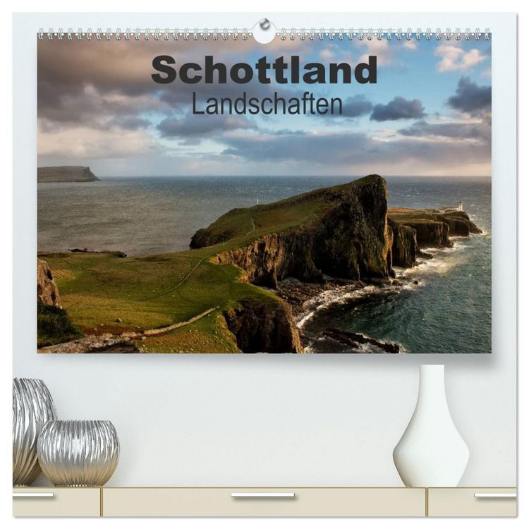 Produktbild: Schottland Landschaften (hochwertiger Premium Wandkalender 2027 DIN A2 quer), Kunstdruck in Hochglanz