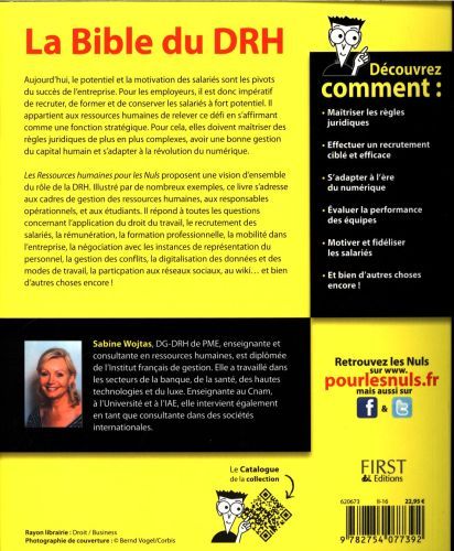 Produktbild: Les ressources humaines pour les nuls