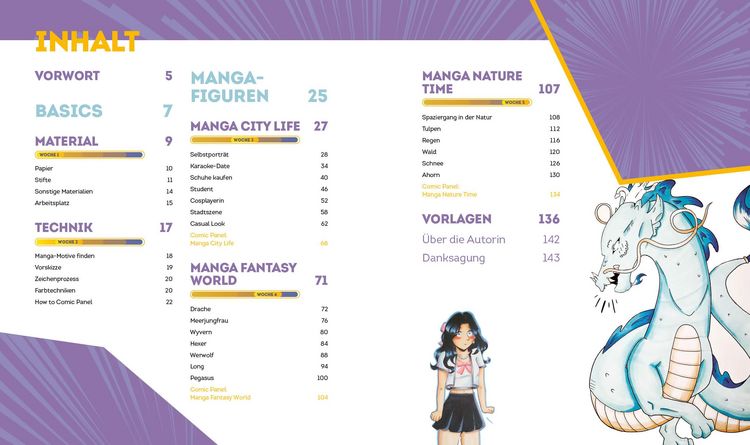 Produktbild: MANGA: Der 5-Wochen-Zeichenkurs &ndash; von art.storms.and.feathers