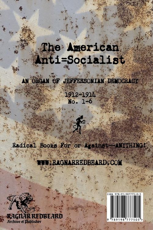 Produktbild: The American Anti=Socialist