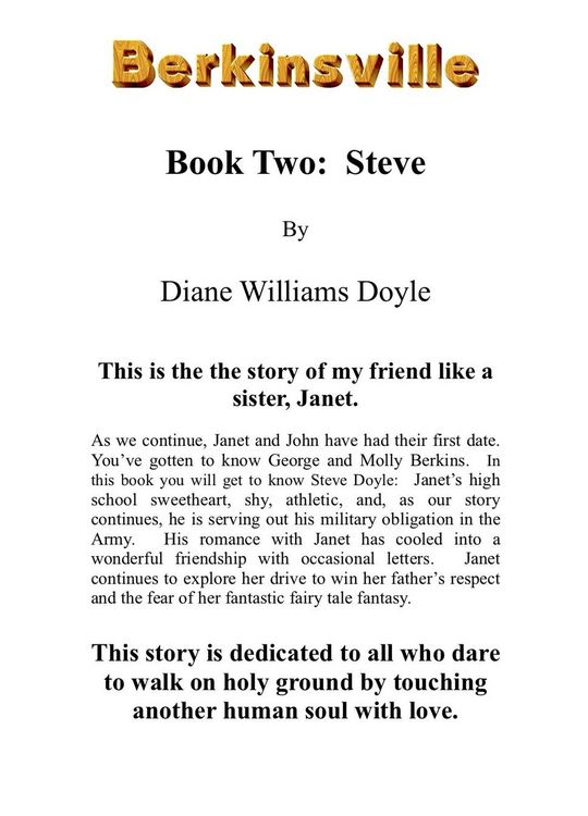 Produktbild: Book Two: Steve (Berkinsville, #2)