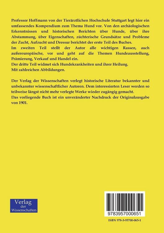 Produktbild: Das Buch vom gesunden und kranken Hunde