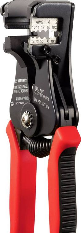 Produktbild: TOOLCRAFT TO-5017527 Abisolierzange 0.5 bis 6mm&sup2; 0.5 bis 6mm