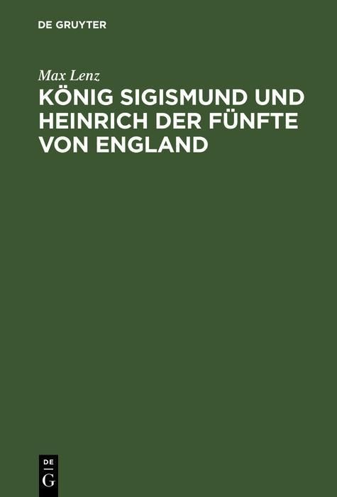Produktbild: K&ouml;nig Sigismund und Heinrich der F&uuml;nfte von England