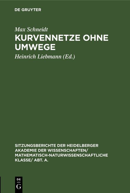 Produktbild: Kurvennetze ohne Umwege
