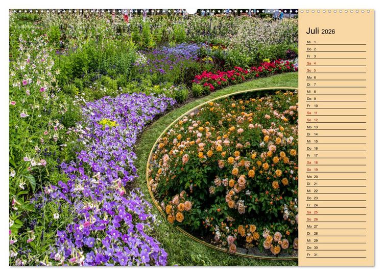 Produktbild: Gartenschau in Erfurt (Wandkalender 2026 DIN A2 quer), CALVENDO Monatskalender