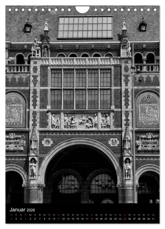 Produktbild: Metropole Amsterdam (Wandkalender 2026 DIN A4 hoch), CALVENDO Monatskalender