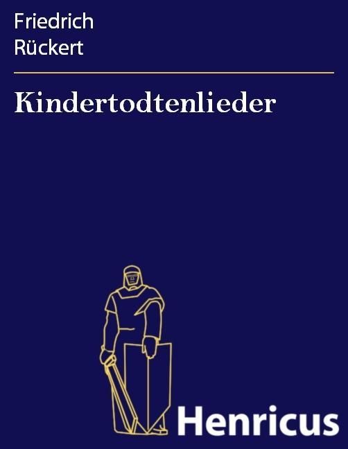 Produktbild: Kindertodtenlieder